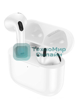 Наушники TWS Hoco EW85 белый, вкладыши, Bluetooth, до 4 ч.