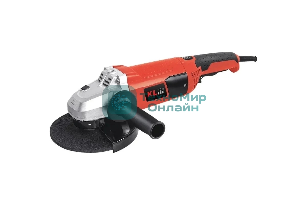 Угловая шлифовальная машина широкоугольная KLECO KE20180BT (2000 Вт, 180 мм, 8500 об/мин)