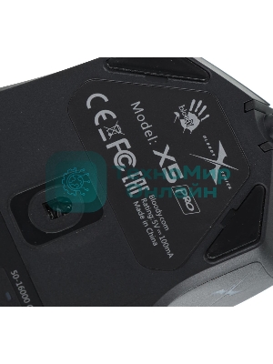 Мышь проводная A4Tech Bloody X5 Pro черный, 16000 dpi, USB, кнопки - 9