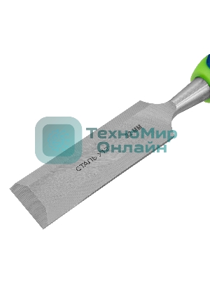 Долото-стамеска Сибртех 32 мм, двухкомпонентная рукоятка