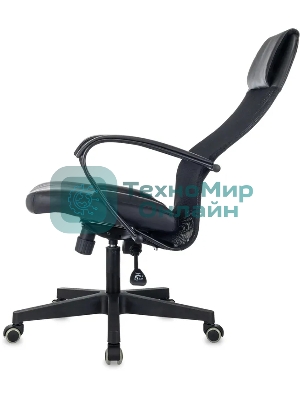 Кресло эргономичное Бюрократ CH-NOVA LUX черный сетка/ткань крестов. пластик