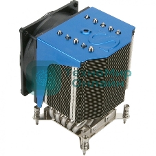 Кулер серверный Ablecom ACL-S40062 синий, 92 мм, алюминий/медь, 3800 об/мин, 38 дБ, 4 pin, 295 Вт, 128 мм