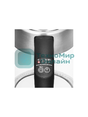 Чайник Kitfort КТ-6107 Мощность 1850–2200 Вт.Емкость 1,7 л.Режимы нагрева от 40 до 90 °С.