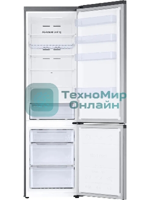 Холодильник Samsung RB38C602DSA/EF графит двухкамерный 276/75л морозилка снизу, No Frost