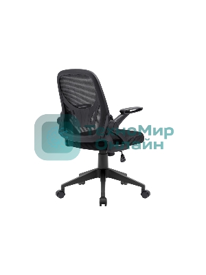 Кресло Defender Office черный, сетка, 120 кг, регулируемые подлокотники