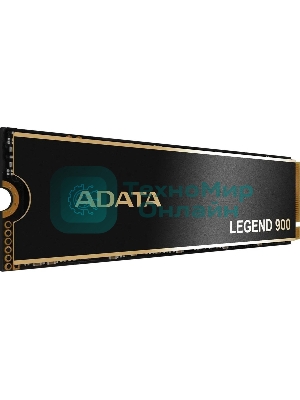 Накопитель SSD ADATA LEGEND 900, 2000Gb, PCIe 4.0 x4, 2280, NVMe, R/W 7000/5400, с радиатором