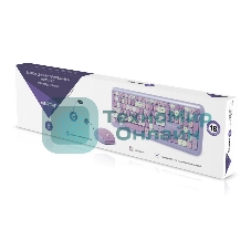 Комплект клавиатура+мышь Smartbuy 666395AG беспроводной, USB, 1000 DPI, фиолетовый