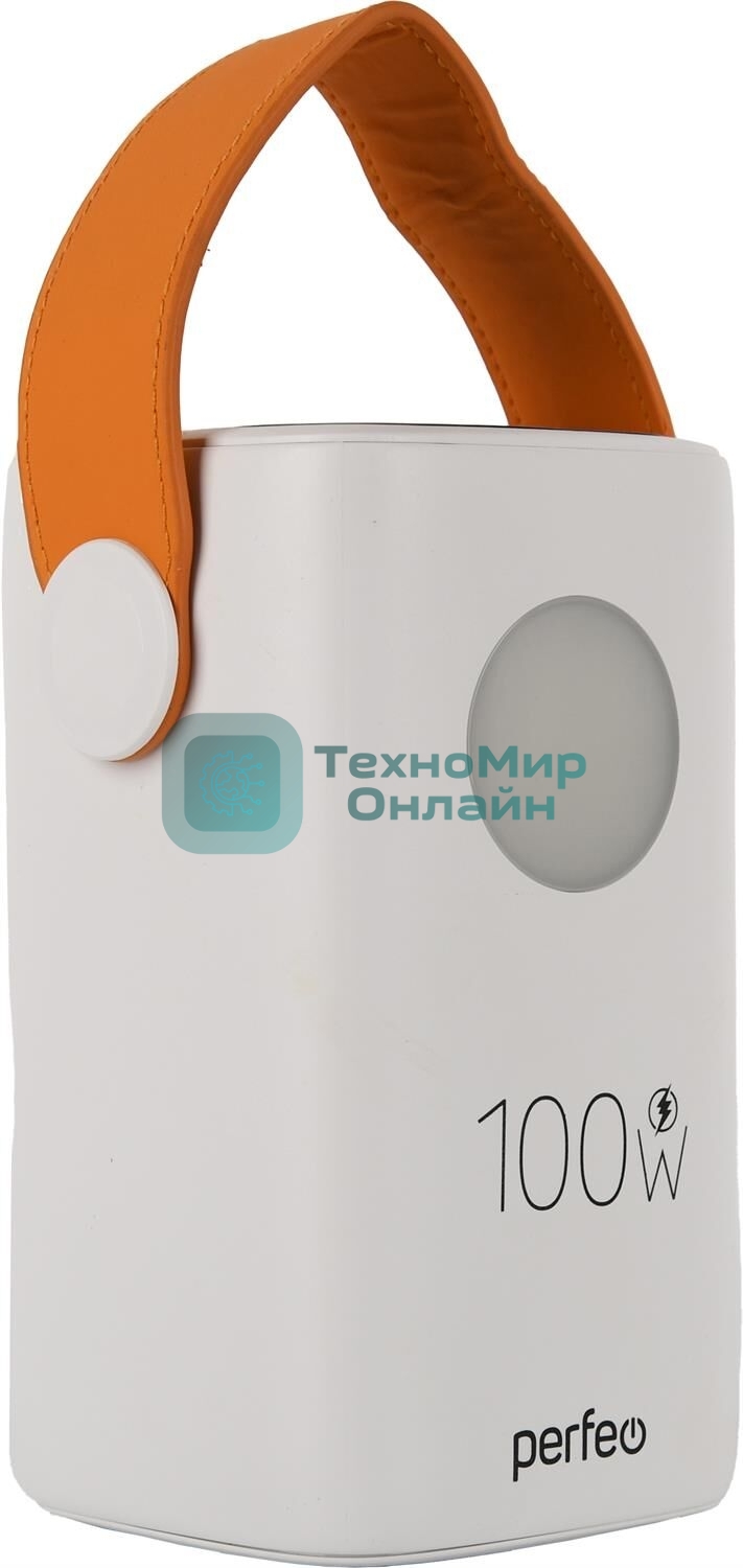 Портативный аккумулятор PERFEO (PF_E2293) MOON 100W 60000 mAh/LED дисплей, белый