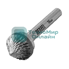 Борфреза по металлу Denzel твердосплавная, зенкер 90 град., тип-K, 16 мм