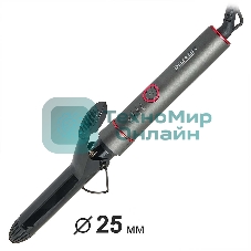 Щипцы для завивки волос DELTA LUX DE-5401 темно-серый, 25 мм, 210 °C, 4 режима