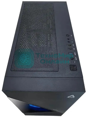 Компьютерный корпус Azza Eclipse черный без БП ATX 9x120мм 5x140мм 2xUSB 2.0 1xUSB 3.0 audio bott PSU