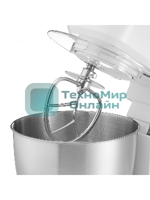 Миксер планетарный Delta LUX DE-7900Р белый с серым: 1000 Вт,чаша из нерж.стали-3,5л (2)