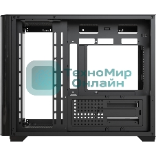 Компьютерный корпус AeroCool/Formula Crystal U2M Floe черный без БП mATX 1xUSB 3.0 1xUSB3.1 audio bott PSU