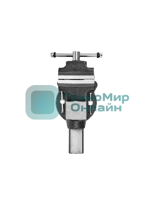 Тиски слесарные Denzel BVH-125, 125 мм, поворотные, стальная направляющая, с наковальней