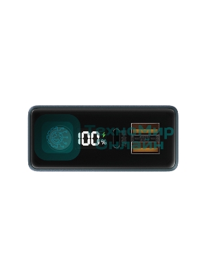 Портативный аккумулятор OLMIO QX-20, 20000mAh, 22.5W, QuickCharge3.0/PowerDelivery, LCD, темно-зеленый