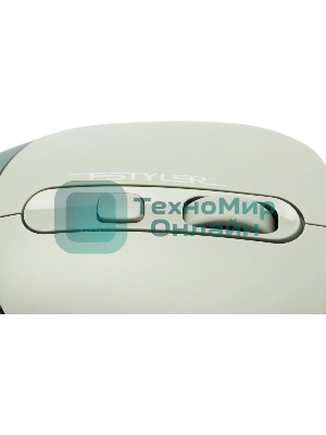 Мышь беспроводная A4Tech Fstyler FB10C зеленый, 2000 dpi, радиоканал, Bluetooth, USB, кнопки - 4