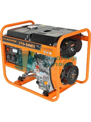 Генератор Carver PPG-5000D, 3.6 кВт