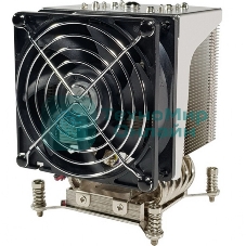 Кулер серверный Ablecom ACL-S40092 серебристый, 92 мм, алюминий/медь, 3800 об/мин, 38 дБ, 4 pin, 165 Вт, 126 мм