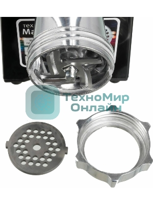 Мясорубка электрическая Metropolis Vitek VT-3644 черный, 2000 Вт, 1.8 кг/мин, реверс, насадки - 1