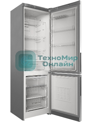 Холодильник Indesit ITS 4200 XB нержавеющая сталь, двухкамерный, 247/78л, морозилка снизу, No Frost