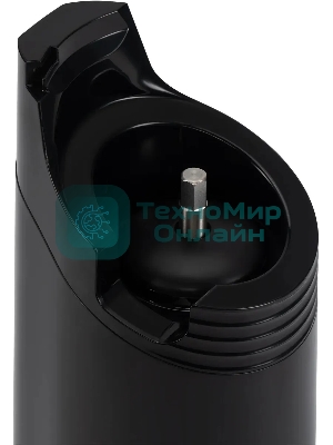 Соковыжималка Hyundai HY-JS2323 чёрный, шнековая вертикальная, 120 Вт, 400 мл, электронное, реверс