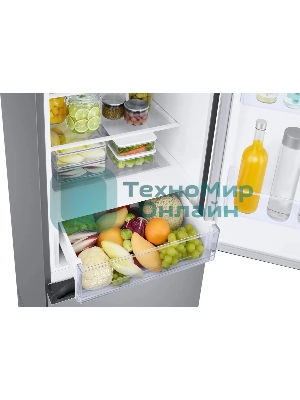 Холодильник Samsung RB38C602DSA/EF графит двухкамерный 276/75л морозилка снизу, No Frost