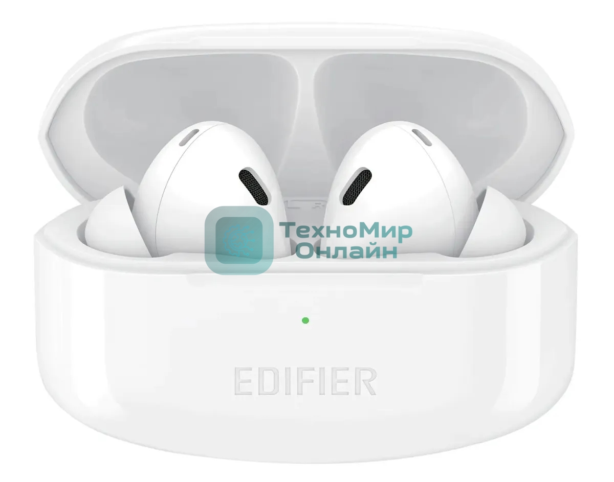Наушники TWS Edifier TWS330 NB белый, внутриканальные, Bluetooth, активное шумоподавление, до 5 ч