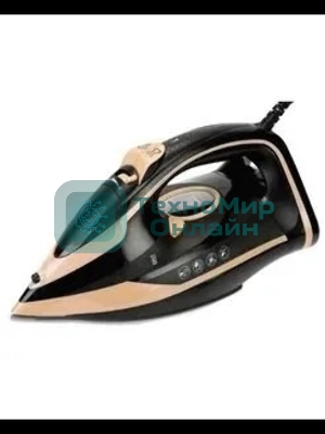 Утюг Kelli KL-1656, 3000 Вт, черный/бежевый