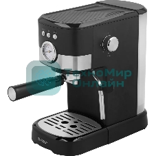 Кофеварка рожковая Energy EN-256R (108169) черный, исп. кофе - молотый, 1,2 л, 1100 Вт, 15 бар