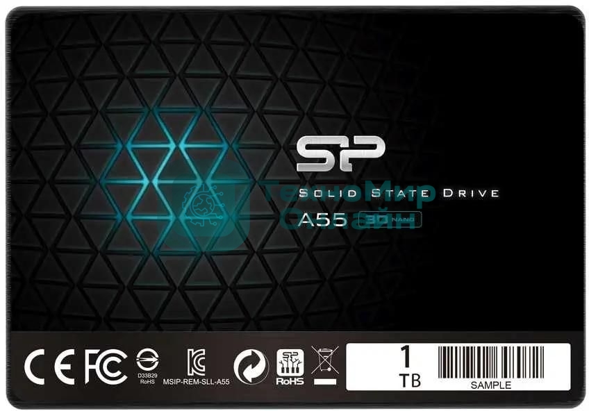 Накопитель SSD Silicon Power Ace A55, 1Tb, SATA III, 2.5
