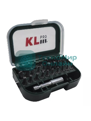 Профессиональный набор бит KLPRO KLBS30A (31 предмет, длина 25мм)