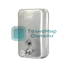 Дозатор PUFF 1402.096 для жидкого мыла из нерж. стали. матовый -8608m 800ml