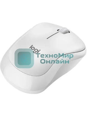 Мышь беспроводная Logitech M240 SILENT белый, 4000 dpi, Bluetooth, кнопки - 3