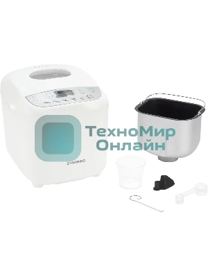 Хлебопечка Starwind SBM2085 600 Вт, белый/серебристый