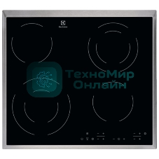 Электрическая варочная панель Electrolux EHF6342XOK Hi-Light, независимая, черный