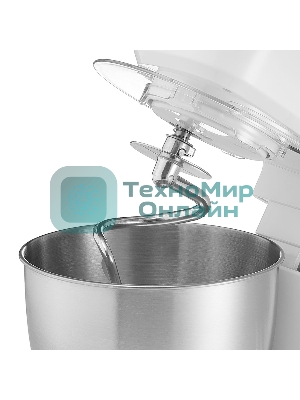 Миксер планетарный Delta LUX DE-7900Р белый с серым: 1000 Вт,чаша из нерж.стали-3,5л (2)