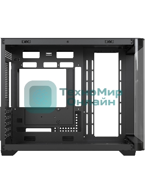 Компьютерный корпус AeroCool/Formula Crystal U2M Floe черный без БП mATX 1xUSB 3.0 1xUSB3.1 audio bott PSU
