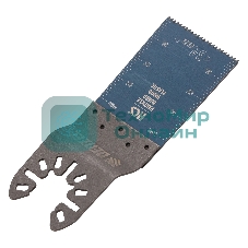 Насадка для МФИ Denzel режущая пазовая прямая, HCS, по дереву, 34 х 1,4 мм, мелкий зуб