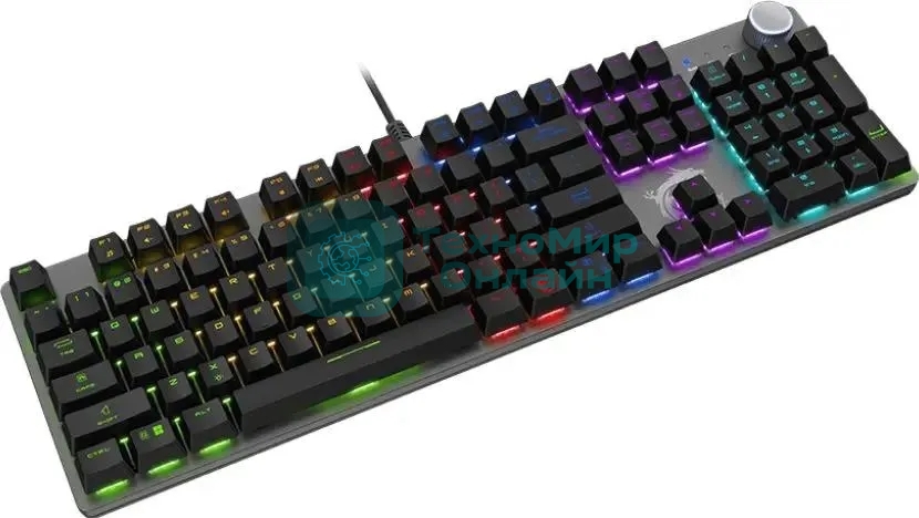 Клавиатура MSI Forge GK320 проводная, USB Type-A, чёрный