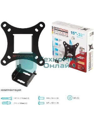 Кронштейн для телевизора Arm Media LCD-02 черный, 15