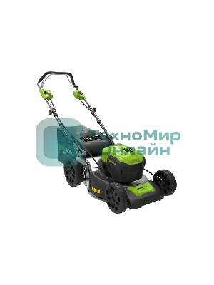 Газонокосилка аккумуляторная GreenWorks GD40LM46SP 40В, 46см, самоходная (c аккумуляторной батареей 4АЧ и зарядным устройством) (2506807UB)