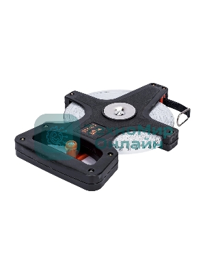 Рулетка геодезическая Sparta, 50 м х 12,5 мм, лента ПВХ, открытый корпус