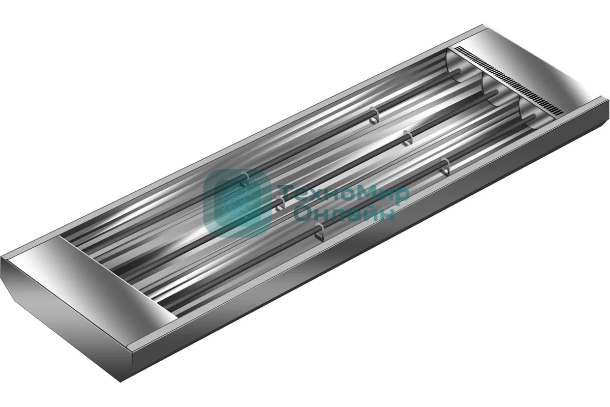 Обогреватель инфракрасный Ресанта ИКО-3000T, серый, 3000 Вт, 30 м2, термостат (67/5/7)