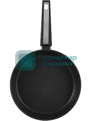 Сковорода Rondell Blitz RDA-1912 круглая 24 см, покрытие: Xylan Plus ручка несъемная (без крышки) черный