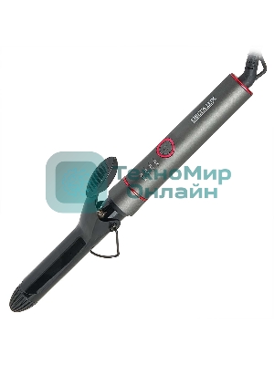 Щипцы для завивки волос DELTA LUX DE-5401 темно-серый, 25 мм, 210 °C, 4 режима