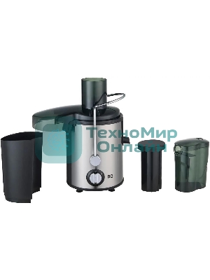 Соковыжималка BQ J1000 серый/черный, центробежная, 900 Вт, 800 мл, механическое