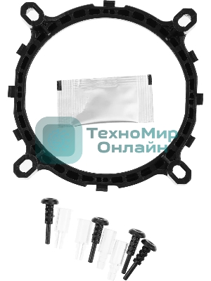 Кулер ID-COOLING DK-03 RAINBOW черный/серебристый 120мм алюминий 1800rpm 26db 4-pin 100W 63мм