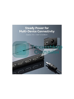 Разветвитель - сплиттер Vention HDMI 19F/8x19F на 8 мониторов