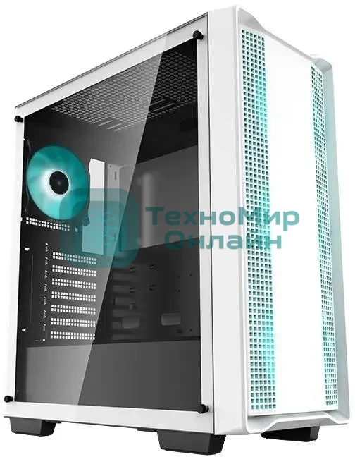 Компьютерный корпус Deepcool CC560 V2 белый без БП ATX 4x120мм 1xUSB 2.0 1xUSB 3.0 audio bott PSU