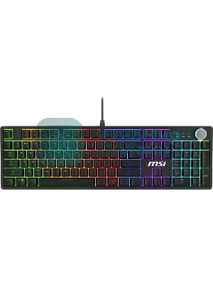 Клавиатура MSI Forge GK320 проводная, USB Type-A, чёрный